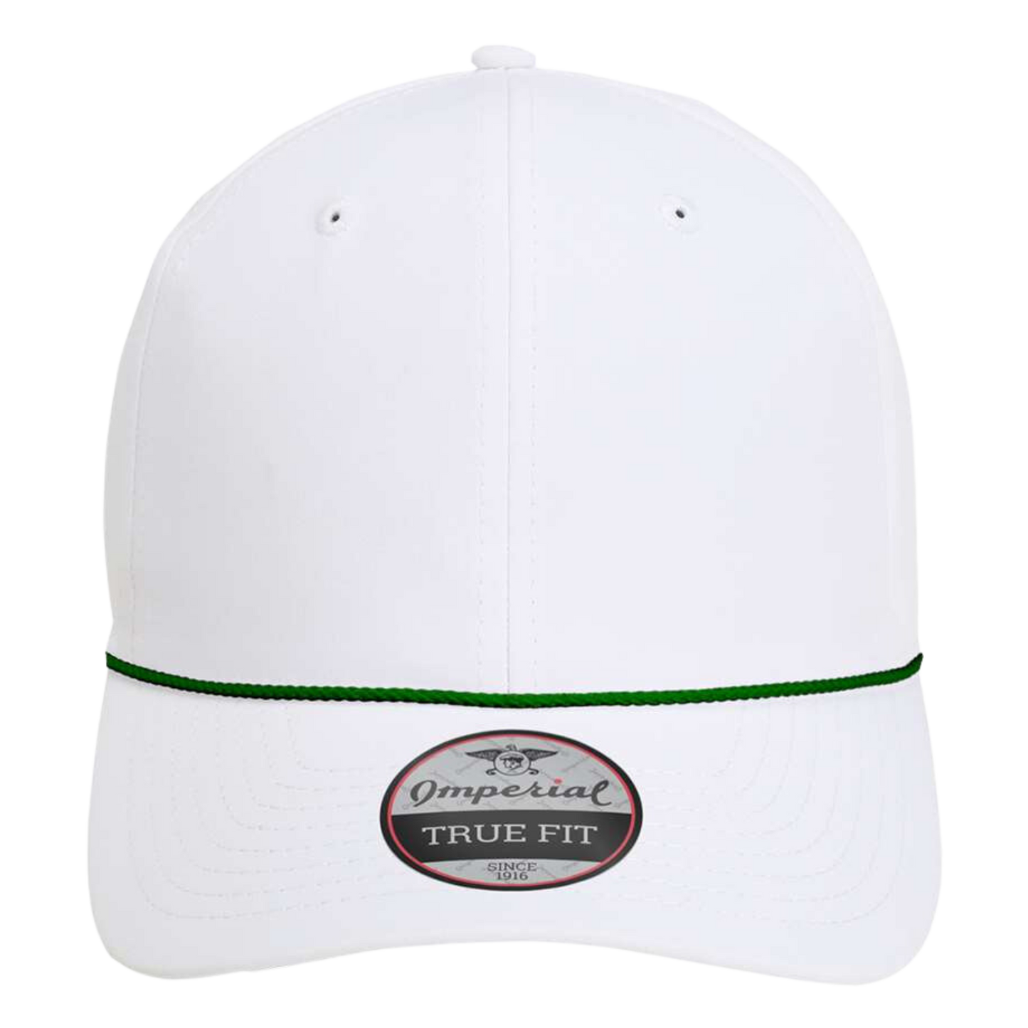 7054.White & Green:One Size.TCP